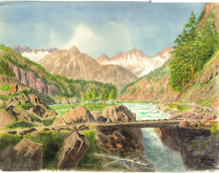 Louis Lecarme, 1954. 24,5x32cm.