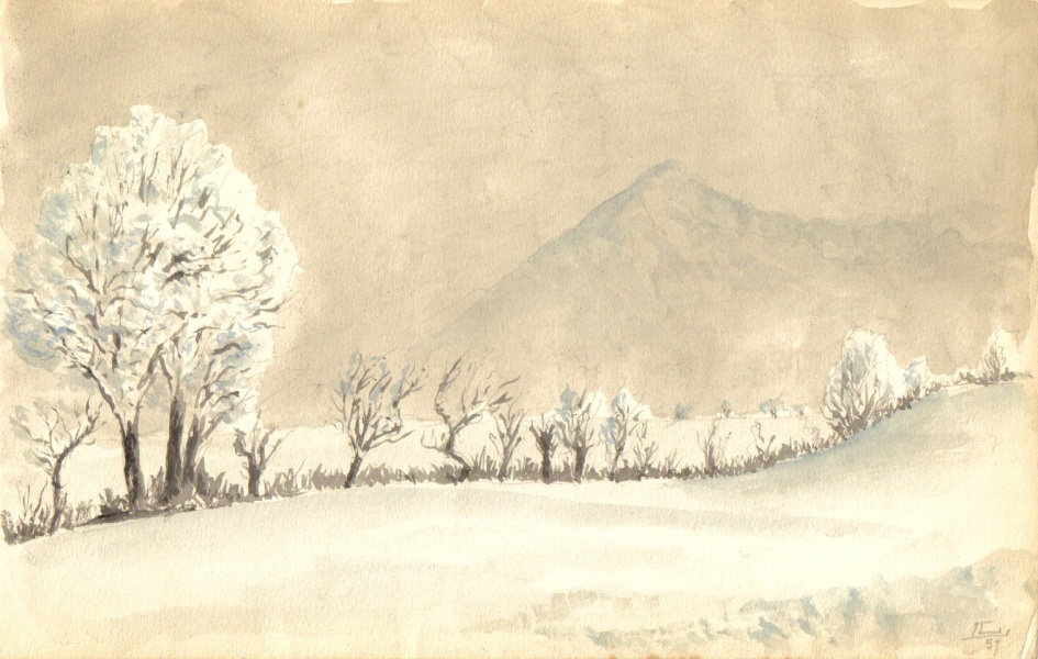 Louis Lecarme. Gonergrat, 1906. 21x27cm.