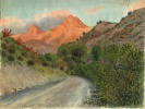 Louis Lecarme. Digne, Pic de Couar, 1912. 22,5x29cm.