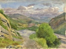 Louis Lecarme. Vue du Disque. 23x29cm.