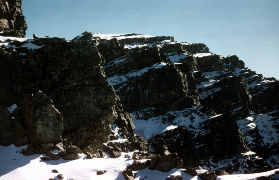 Versant Ouest de l'antcime 2927 m de la Tte de l'Estrop