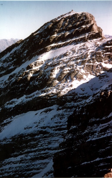 Face Nord de la Tte de l'Estrop - l'antcime 2927 m est au-del  droite