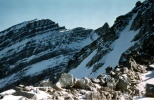 Tte de l'Estrop vue de l'arte de la Sche - antcime 2927 m