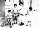 Mimizan, 1913: Henri, Jacques, Genevive, Pierre, Yvonne