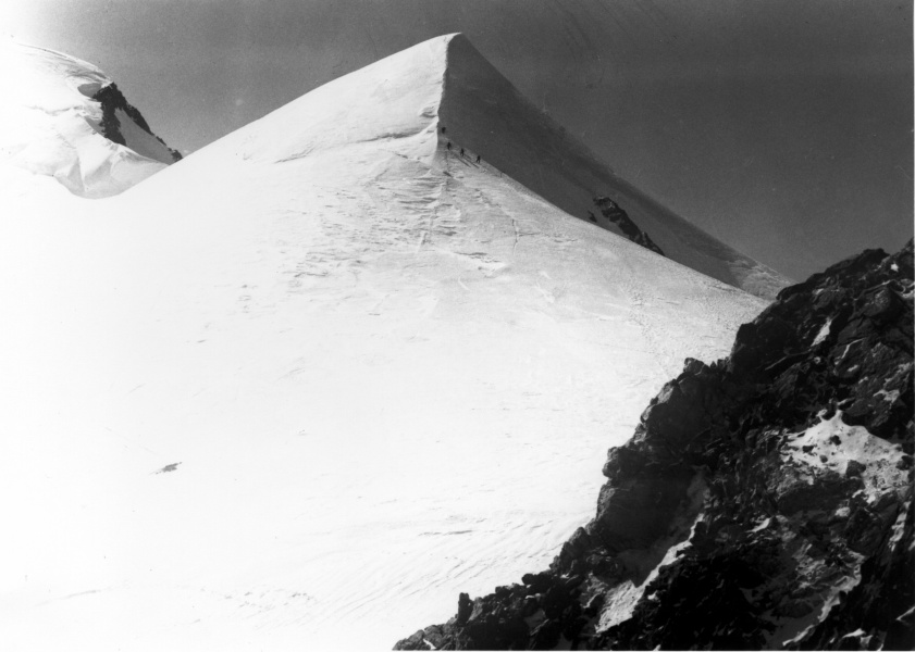 Mont Blanc, 1902: arte des bosses
