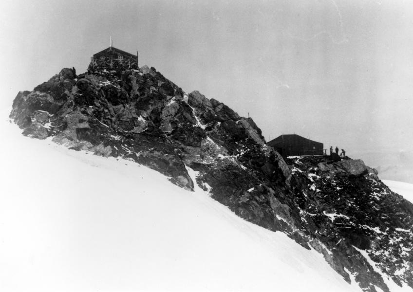 Mont Blanc, 1902: observatoire et refuge Vallot
