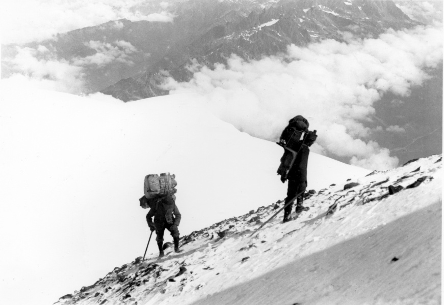 Mont Blanc, 1902: porteurs