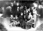 Viviers, 1914: Jacques, Henri, Mme Maginot, Genevive; M. Maginot, Yvonne, X Maginot, Toinon