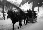 La Grave, 1912: traneau des skieurs