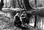 Lyon, parc de la Tte d'or, 1925: Pierre, Michel