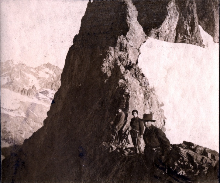 14 aot 1925 - col du Sl: Franois, Henri, Jacques
