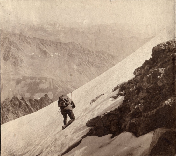 aot 1926 - sur l'arte nord du pic Cordier