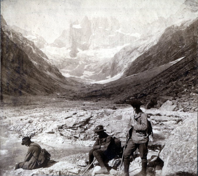 aot 1926 - la Meije; Franois, Jacques, Henri