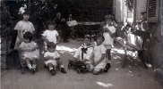 6 septembre 1925 - Digne: Bernadette, Henry, Jacques Prouvost, Michel; Marguerite, Jean, Joseph Jr; Joseph, Franois, lisabeth
