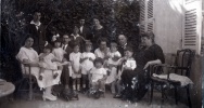 6 septembre 1925 - Digne: Jean; Jeanne, Bernadette, Marguerite, Jean Prouvost, Michel, Joseph, Germaine, Henry, Joseph, Jacques Prouvost, lisabeth; Henri, Pierre, Jacques, Genevive