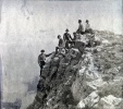 avril 1926 - sommet de Cousson: Jacques; Henri, Pierre; Joseph, X; X, Jeanne