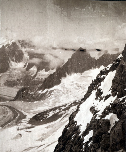 aot 1927 - Aiguilles de Chamonix (du col des Cristaux)