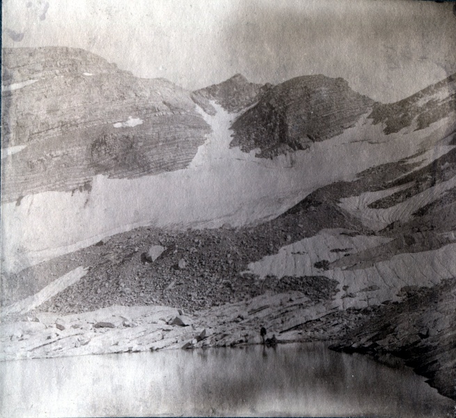 aot 1927 - Glacier et lac de la Blanche
