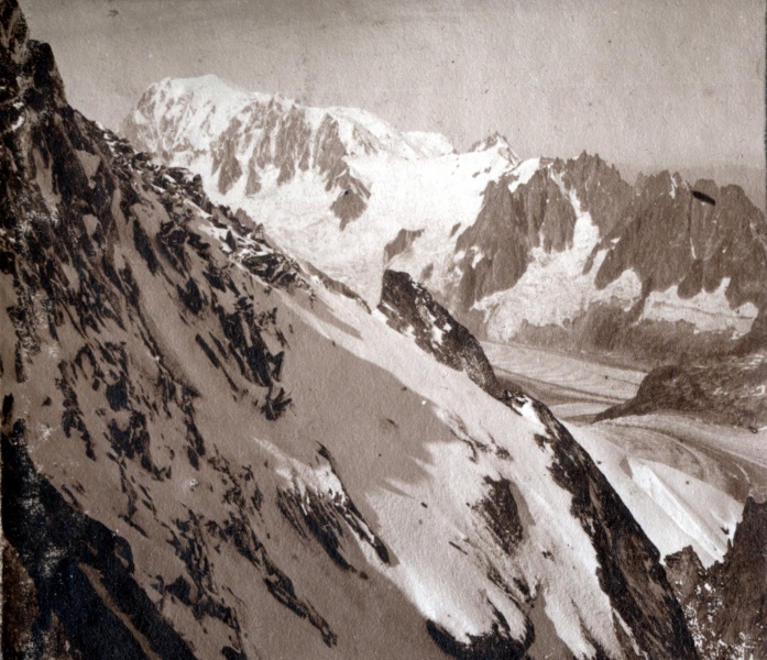 1929 - Mont Blanc vu du Triolet