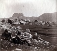 aot 1927 - Plateau suprieur des Eaux tortes: Jacques, Henri; au fond, Solane