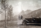 aot 1929 - Col d'Allos: Genevive, Henri, lisabeth, Pierre