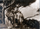 septembre 1929 - Monaco: Paule, Genevive, X, X