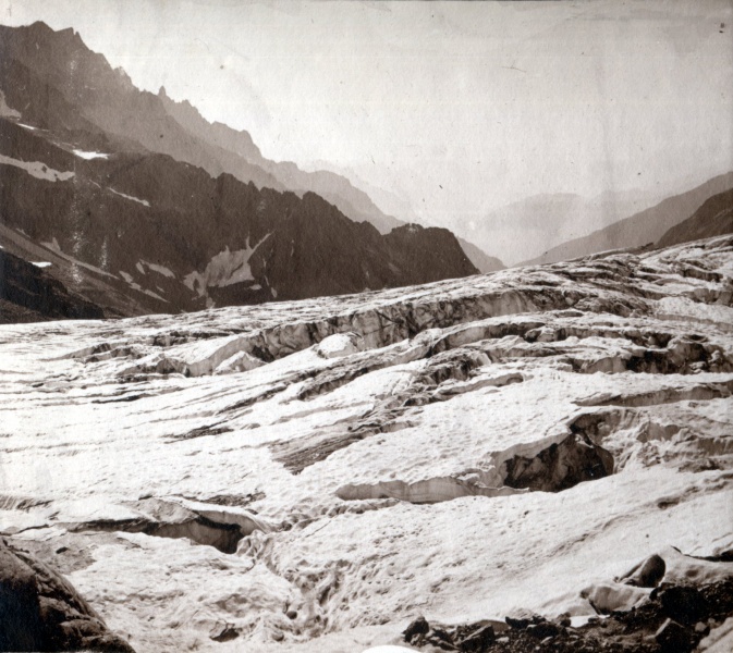aot 1932 - Glacier blanc et Clocher de Clouzis