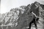 aot 1932 - cirque des Vettes, vu de l'arte du Tromas: Henri