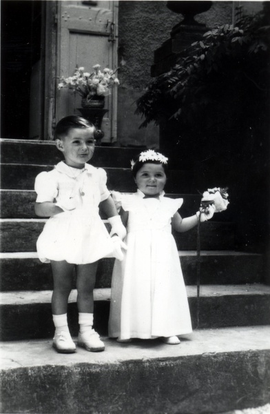 Sassenage, 19 juillet 1951 : Henri, Roselyne