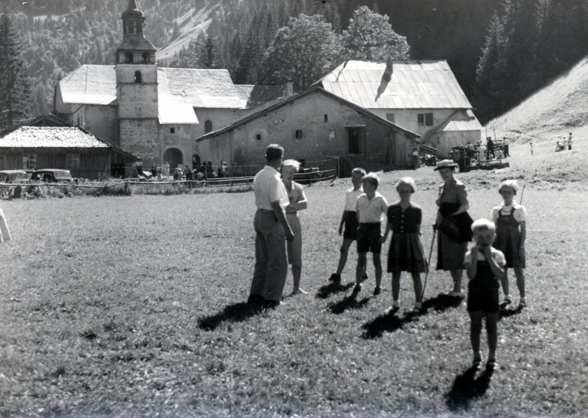 Notre Dame de la gorge, 15 aot 1951 : Jacques, Madeleine, Vincent, Jrme, Anne, Genevive, Christophe, Catherine