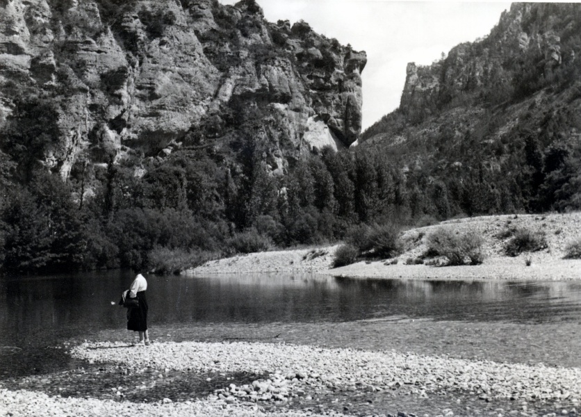 Gorges du Tarn, 22 aot 1951 : Genevive