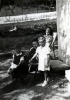 Aix, 22 avril 1951 : Christophe, Genevive, Sylvie, Madeleine