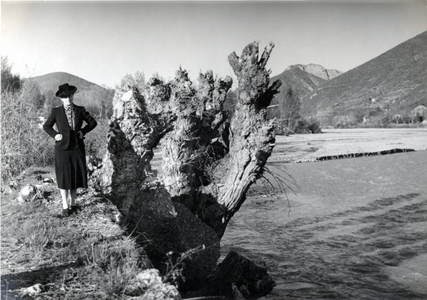 Chemin le long de la Blone - Les Siyes 1941 (Genevive)