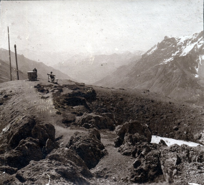 1933 - Col du Galibier: Genevive, Michel