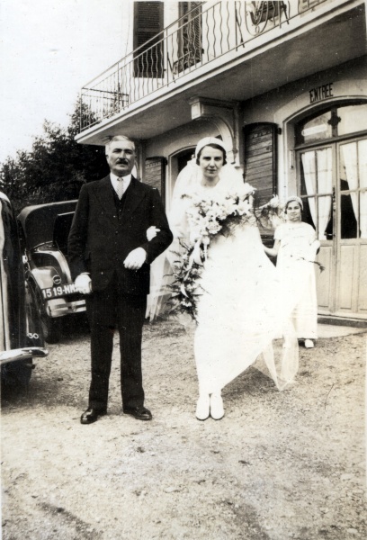10 septembre 1935 - Mariage d'Henri et Mat: M. Soulet, Mat