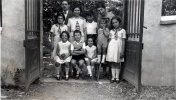 1934 - Mirous: Jean Prouvost, Jeanne et leurs enfants