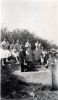 septembre 1935 - fontaine de Cousson: enfants Prouvost et Mugel, Jeanne, Irne, Pierre