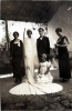 10 septembre 1935 - Mariage d'Henri et Mat: Mme Soulet, Mat, Henri, Genevive