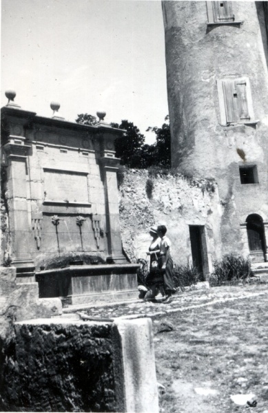 1936 - Aiguines: Genevive, Michel