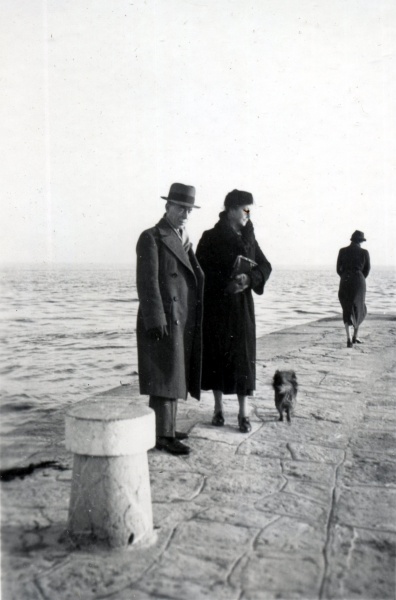 1er janvier 1937 - Palavas: Louis, Genevive