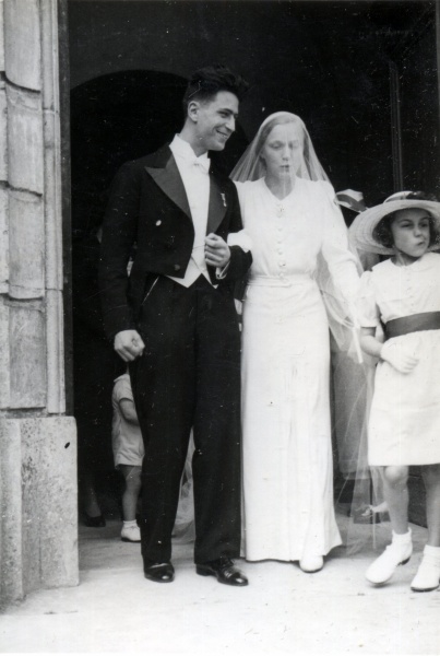 mai 1937 - mariage de Jacques: Jacques, Madeleine