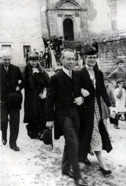 mai 1937 - mariage de Jacques: Louis, Mme Sencert; M. Sencert, Genevive