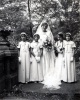 17 septembre 1935 - mariage de Pierre: Jotte et Coco Allgre, Franoise Courby, X; Irne