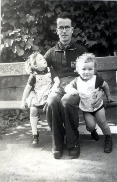 novembre 1939 - Digne: Jacqueline, Pierre, Philippe