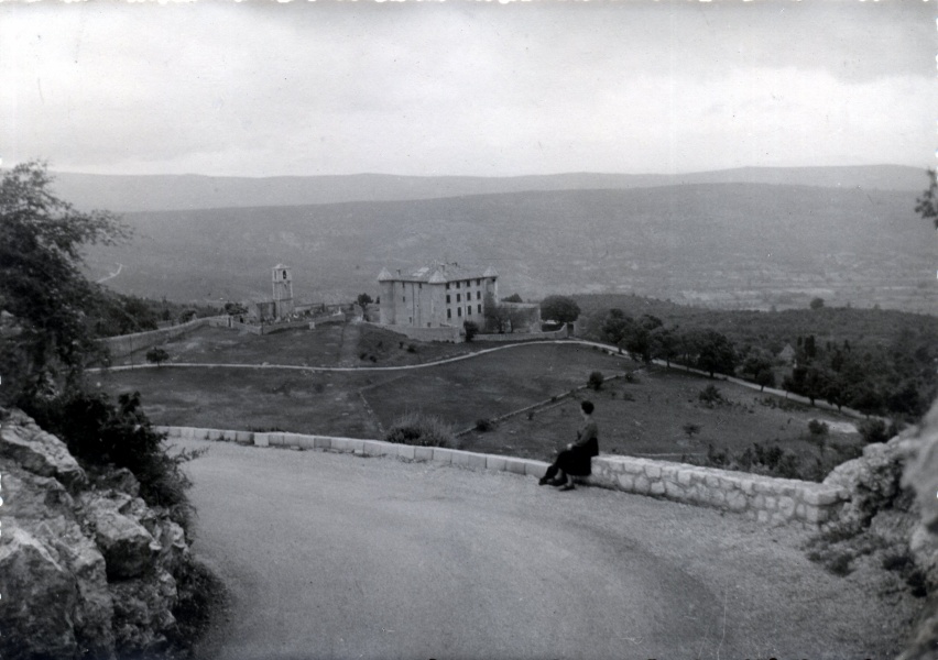 Chteau d'Aiguines, 17 mai 1950 : Genevive
