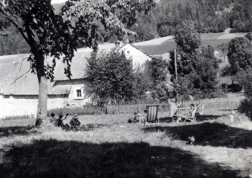 Maudre, la Bourrire, aot 1949