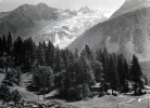 Glacier du Tour ou de Trlchaux, 23 juillet 1949 : aiguilles du Tour et d'Argentire