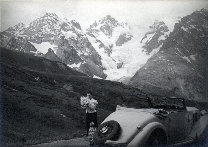 (Col du Lautaret : Geneviève ; Pic Gaspard, Glacier de l'homme)