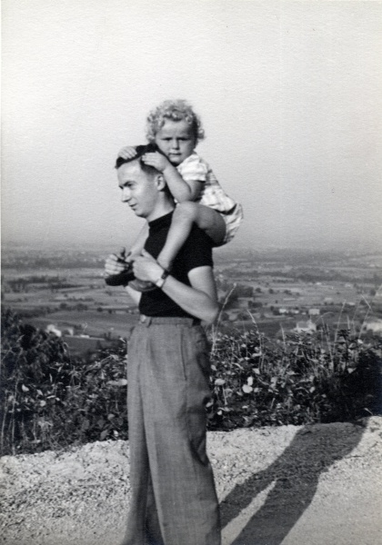 (Michel et Philippe - St André d'Apchon - août 1940)