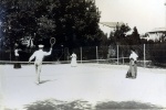 Viviers, 1909: tennis avec les Maginot